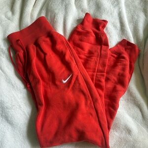 Nike Orange Joggers